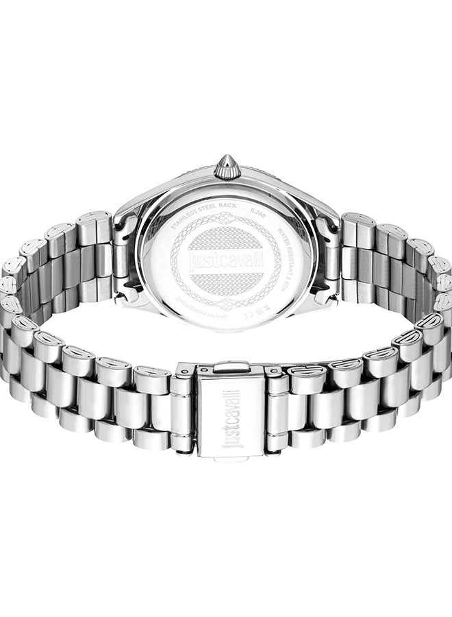 Just Cavalli جست كافالي ليدي أماليبل JC1L388M0055 - ساعة كوارتز أنثوية من الفولاذ المقاوم للصدأ 3 عقارب - Image 3