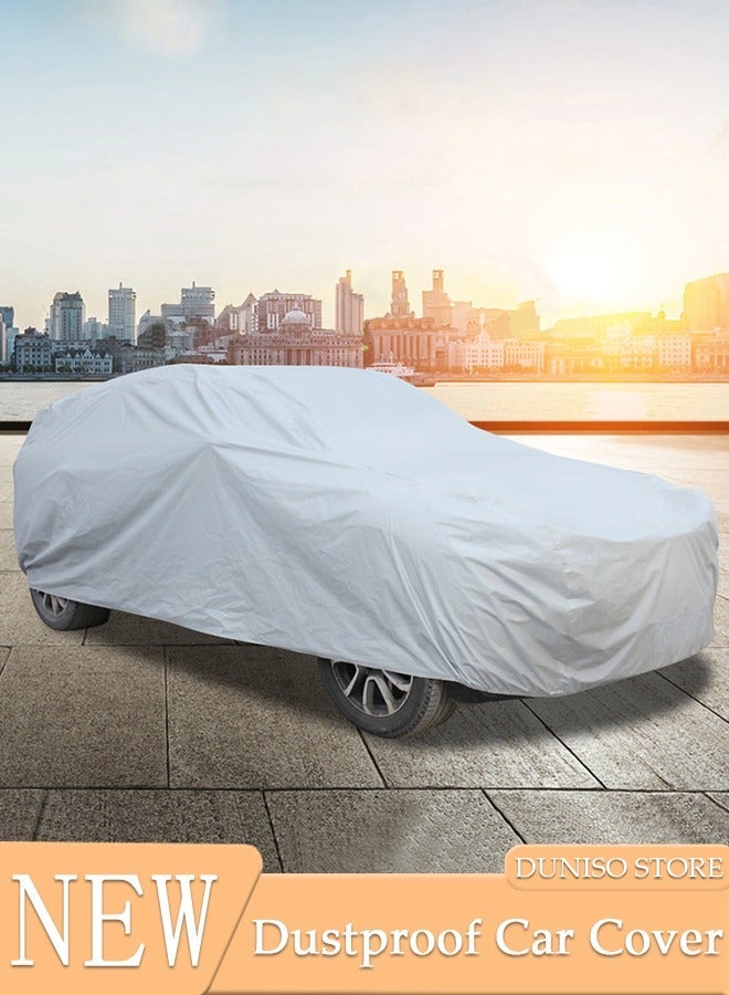 Full Car Covers SUV Sunscreen UV Protection Indoor Outdoor Sunscreen Heat Protection DustWind/Water/Weatherproof Anti-Uv Scratch-Resistant - Image 1