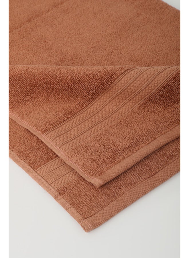 White Rose Towel HARMONY S - 650 GSM - 100% Cotton Terry -Bath Sheet 80x160 cm-Premium Touch-Quick Dry - Super Absorbent-Brown - Image 3