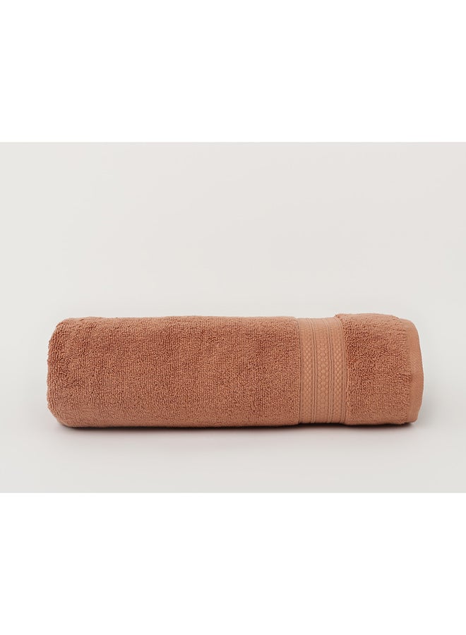 White Rose Towel HARMONY S - 650 GSM - 100% Cotton Terry -Bath Sheet 80x160 cm-Premium Touch-Quick Dry - Super Absorbent-Brown - Image 2