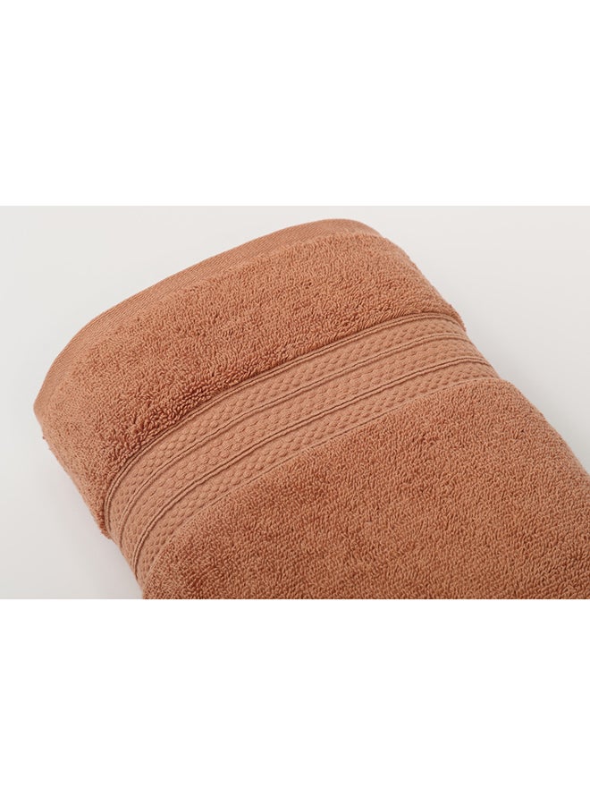 White Rose Towel HARMONY S - 650 GSM - 100% Cotton Terry -Bath Sheet 80x160 cm-Premium Touch-Quick Dry - Super Absorbent-Brown - Image 5