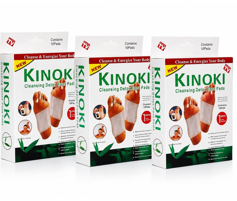Kinoki 30 pieces of foot cleansing and body detoxifying pads - Image 1