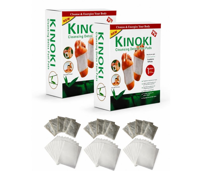 Kinoki 30 pieces of foot cleansing and body detoxifying pads - Image 2