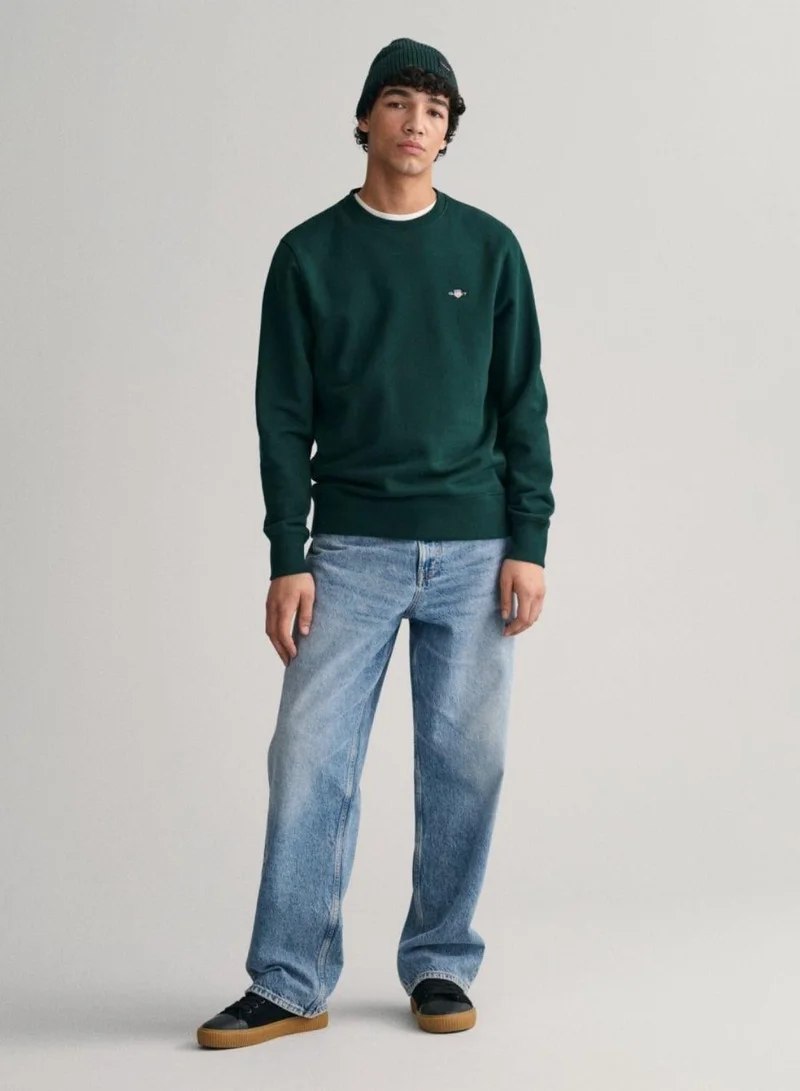 GANT  Gant Shield Crew Neck Sweatshirt for Men | Best Price UAE