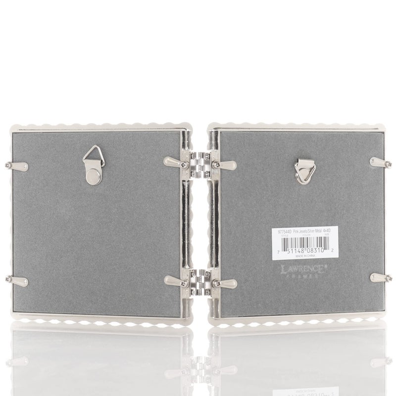 لورانس فرايمز 4x4 Silver Metal Parkle الإطار المزدوج - وردي ناعم - Image 5