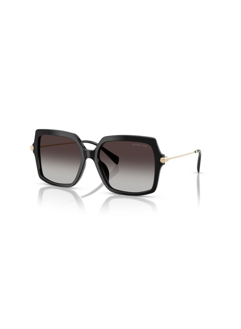 Michael Kors مايكل كورس نظارات شمسية نسائية مربعة - Mk 2247U - حجم العدسة: 55Mm - أسود - Image 1