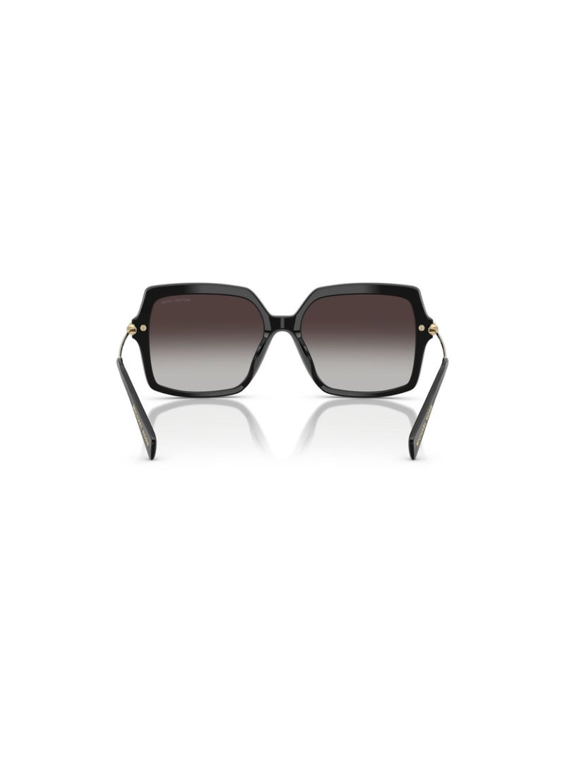 Michael Kors مايكل كورس نظارات شمسية نسائية مربعة - Mk 2247U - حجم العدسة: 55Mm - أسود - Image 3
