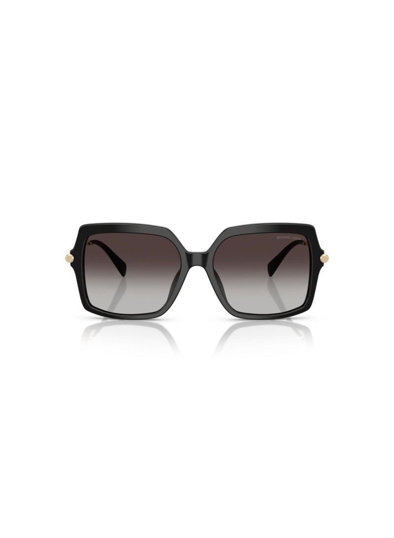 Michael Kors مايكل كورس نظارات شمسية نسائية مربعة - Mk 2247U - حجم العدسة: 55Mm - أسود - Image 4