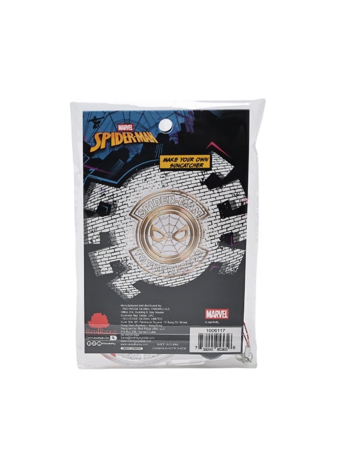 مارفل مجموعة اصنع صائد الشمس الخاص بك للفنون والحرف سبايدر مان من مارفل للأطفال - نشاط سبايدر مان مع طلاء وفرشاة - هدية ممتعة وإبداعية لعمر 3+ سنوات - Image 5