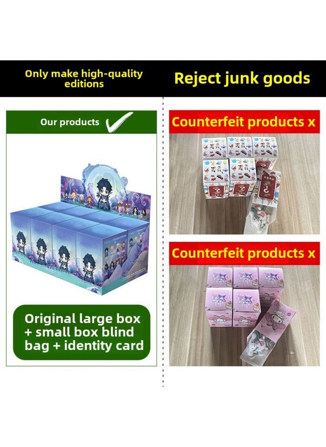 null - Douluo main Blind Box Patriarch Edition Tang Three Little Dance باليد شريك سبعة وحوش دمية لعبة رسوم متحركة زخارف محيطية - المواصفات: Dai Mubai (صندوق أعمى) - اللون: Douluo Continent Ii - Image 1