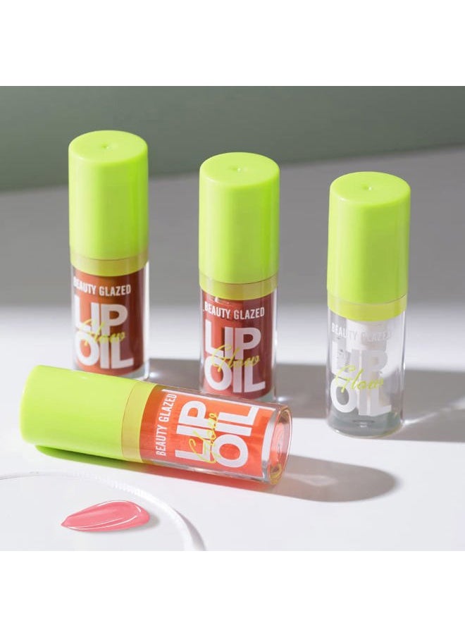 MYUANGO - Lip Oil Moisturizing, Hydrating Lip Care Lip Tint, Shiny Lip Glow Vegan Plumping Lip Gloss for Dry Lips (104, STANDARD SIZE) - Image 1