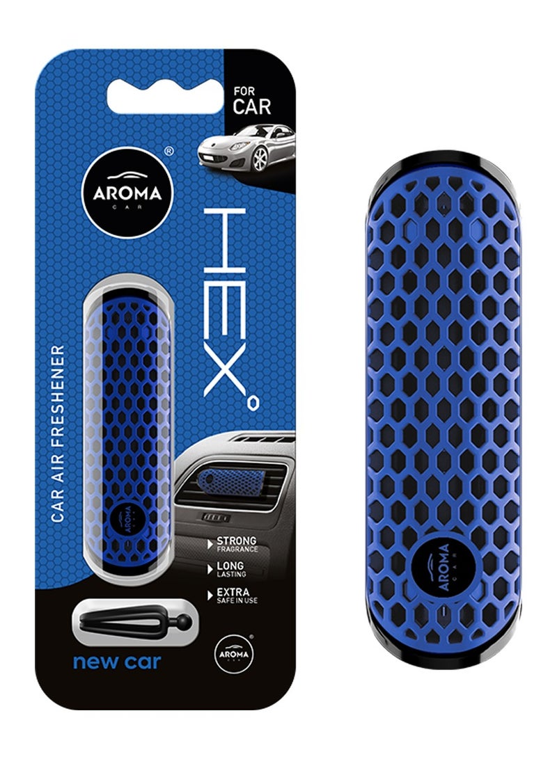Aroma AROMA NEW CAR HEX Car Air Freshener Long-Lasting Fragrance, Continuous Freshness for Home, Office & Bathroom, Natural Vent Clip  - Image 2
