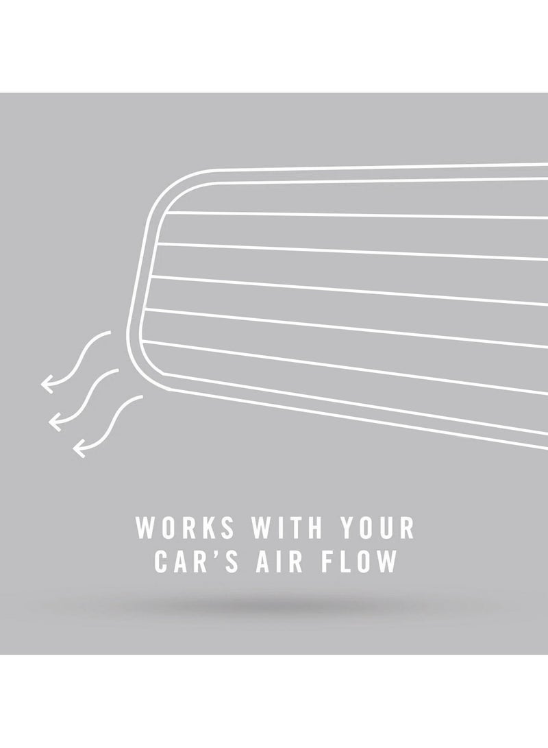 AROMA NEW CAR HEX Car Air Freshener Long-Lasting Fragrance, Continuous Freshness for Home, Office & Bathroom, Natural Vent Clip