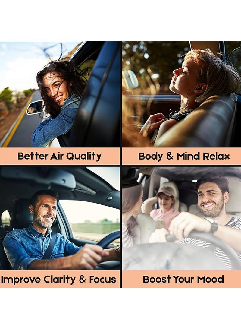 AROMA NEW CAR HEX Car Air Freshener Long-Lasting Fragrance, Continuous Freshness for Home, Office & Bathroom, Natural Vent Clip