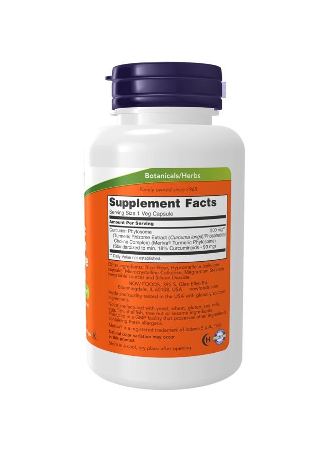 now Supplements, Curcumin Phytosome, Bio-Enhanced Turmeric Extract, 60 Veg Capsules - Image 2