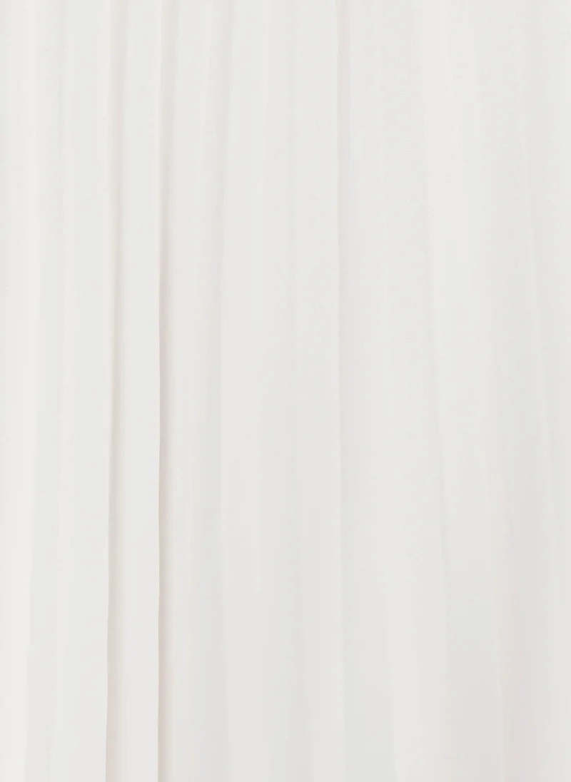 Lichi Pleated maxi skirt