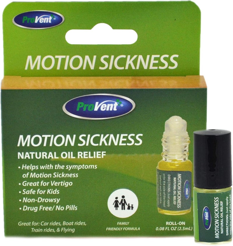 proVent Provent Motion Sickness Natural Relief Roll-On, 0.08 Fluid Ounce 