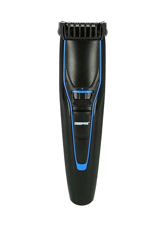 GEEPAS Stubble Trimmer, 20 Length Setting Trimmer Rechargeable Cordless Grooming Detailed Kit For Men Ideal For Edging Beards, Mustaches, Hair, Stubble, Ear, Nose And Body Blue/Black - Image 1