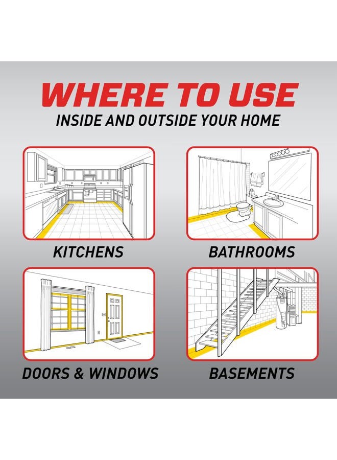 Ortho حاجز الحشرات الداخلي Home Defense Max مع عصا الراحة الممتدة، يقتل النمل، والصراصير، والعناكب، والبراغيث، والقراد، 1 جالون. - Image 3