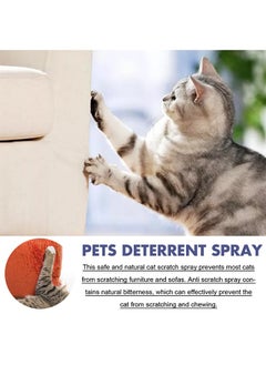 YEGBONG Pets Deterrent Spray，Cat Scratch Deterrent Spray,Stop Cats Scratching Furniture,Stop Spray for Cats and Dogs(50ML)  - Image 4
