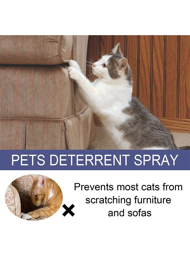 YEGBONG - Pets Deterrent Spray，Cat Scratch Deterrent Spray,Stop Cats Scratching Furniture,Stop Spray for Cats and Dogs(50ML) - Image 1