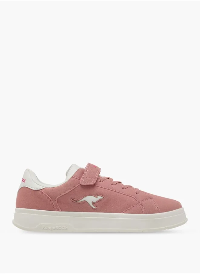 kangaROOS Women's Logo Detail Sports Shoes With Hook And Loop Closure