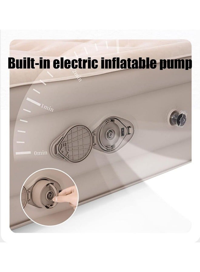 GGEROU Inflatable Mattress,Camping Air Mattresses,Air Bed with Built in Pump,Twin Air Mattress,Portable Air Mattress,for Home Camping Travel (Single/190 * 99 * 25cm) - Image 5