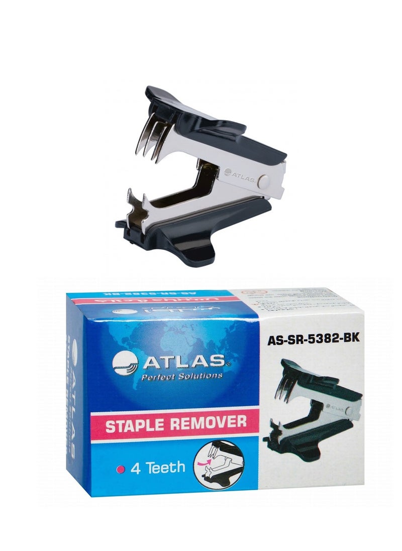 ATLAS - Staple Pin Remover With Four Teeths Black - Image 1