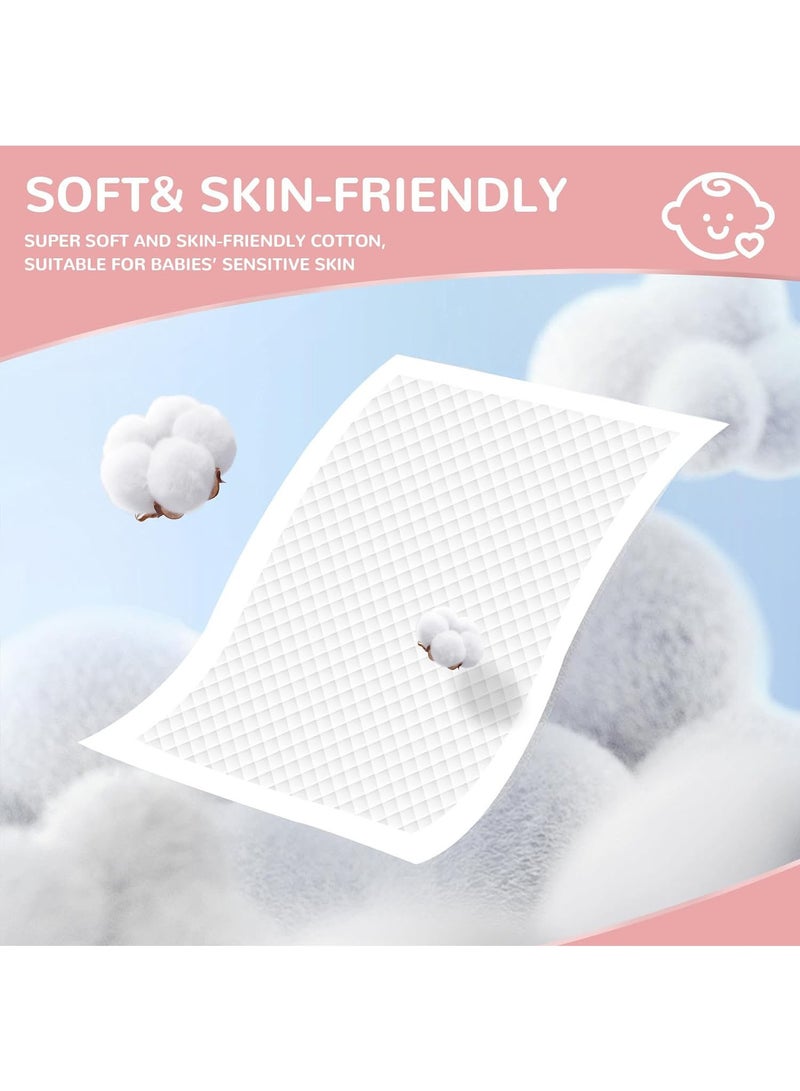 Lesha Pack of 100 Disposable Changing Mats, Soft and Comfortable, Waterproof, Baby Changing Pad, Cover Bed Pads (35cm×45cm)  - Image 5