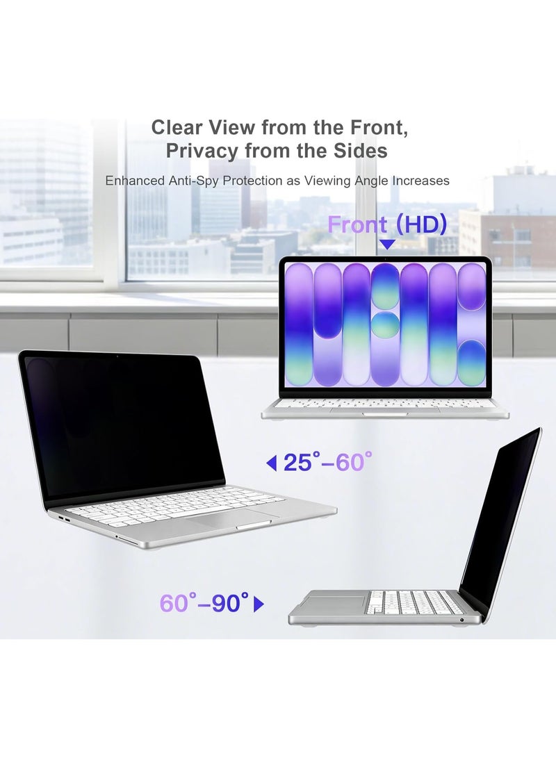 1Pack Privacy Screen Protector for MacBook Neo 13-Inch A18 Pro 2026 (A3404) , Matte Laptop Privacy Screen Shield Anti Blue Light Glare Filter for 2026 Mac Neo 13inch - Image 4