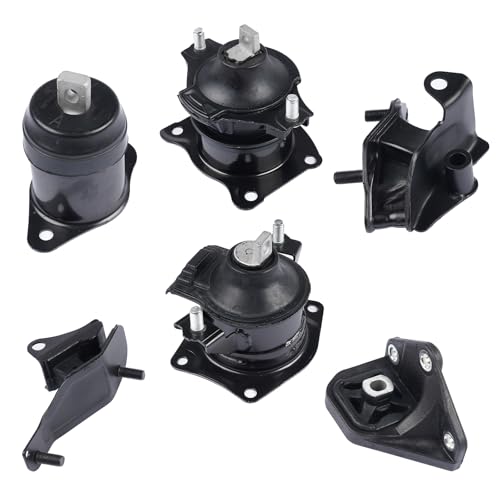 Niyako 6 PCS Engine Motor and Transmission Mount Replacement A4526HY A4517 A4509 A4542 A4516 A4510 Fit 20032007 Accord 24L - Image 1