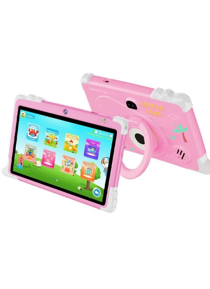 Oteeto Oteeto Tab K2 Kids Tablet – 7" HD Display, Android, Parental Control, Learning Apps, WiFi, Kid-Proof Case – Educational Tablet for Kids (Ages 3–12), Pink  - Image 1