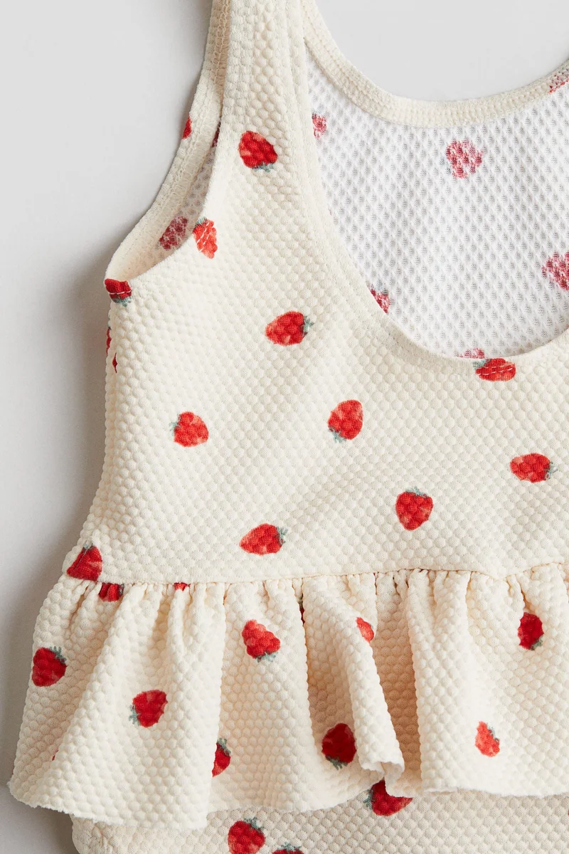 اتش اند ام Flounced swimsuit