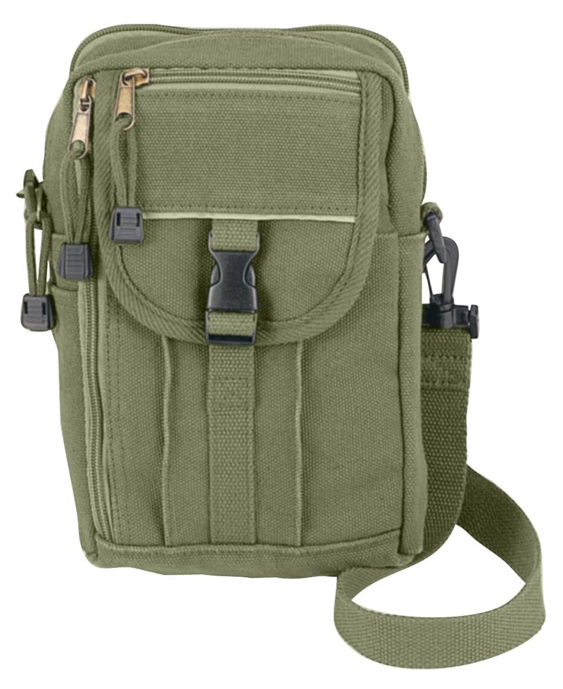 Rothco Heavyweight Classic Canvas Passport Travel Pouch, Olive Drab - Image 1