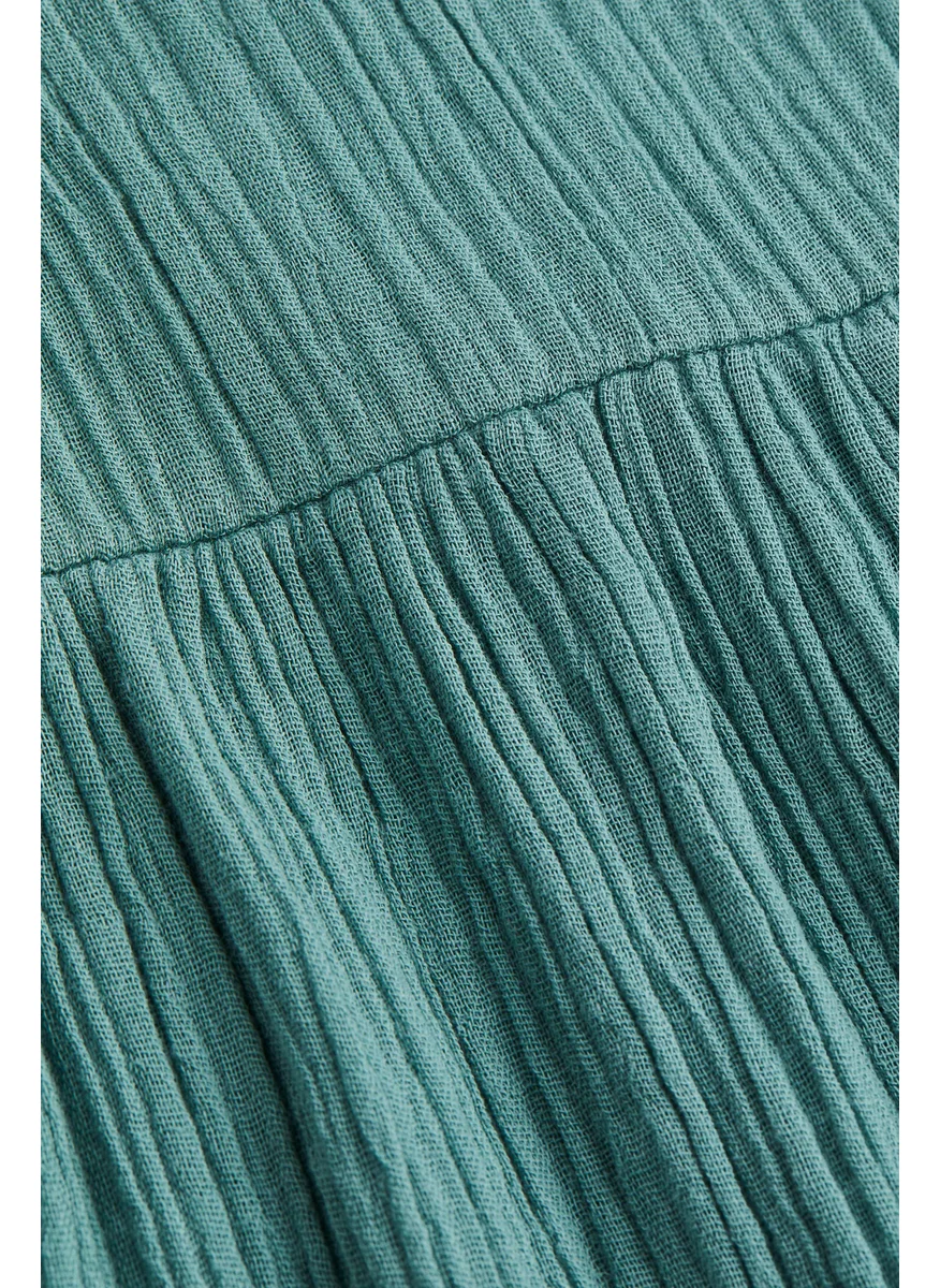 H&M Double-Weave Cotton Dress