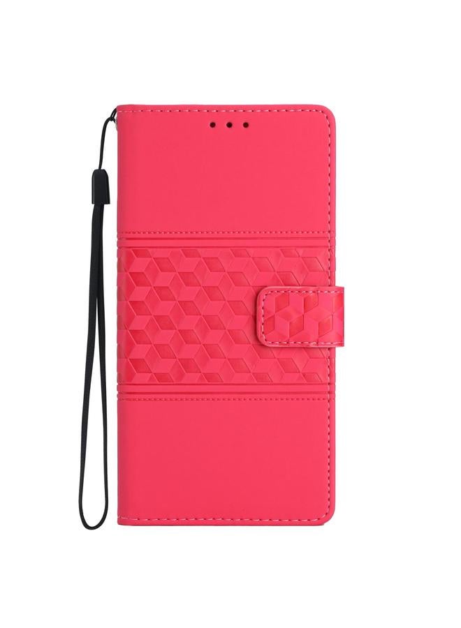 Zaboon Case For Honor Magic7 Pro Diamond Embossed Skin Feel Leather Phone Case - Image 2