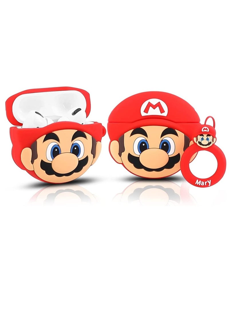 Upgrade Cover For Airpods Pro 2 2022 Launch Case,Triple Layer Protective Liquid Silicone Case For Airpods Pro 2Nd Gen (Mari-Io)Multi-coloured - Image 1