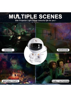 DIGI CORE Starry Sky Projector Astronaut, LED Night Light Projector Light With Remote Control, Galaxy Starry Projectors, Galaxy Projector Astronaut Ornaments For Room Decoration Star Projector Galaxy Light  - Image 4