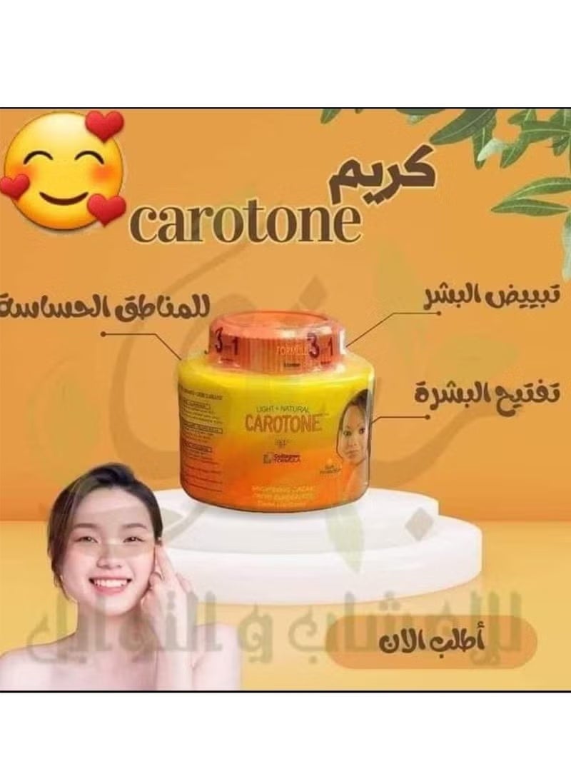 كاروتون كريم كرتون الأصلي لتفتيح البشرة والجسم ١٣٥ مل– غني بالكولاجين وفيتامين B – حماية من الشمس وتفتيح فوري - Image 5