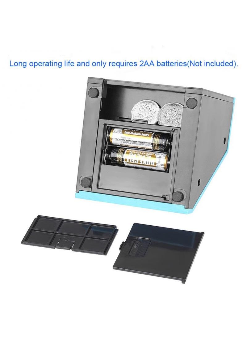 general Novelty Coin Money Eating Musical Face Bank Automatic Money Saving Collection Money Bank For Kids Children (Red Flat) - Image 5