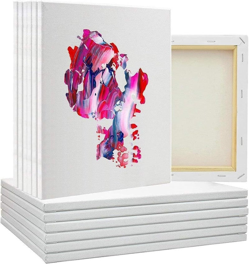 ARS Stretchable Blank Art Boards Set, 5 Pieces, White,CANVAS 20x30 cm - Image 1
