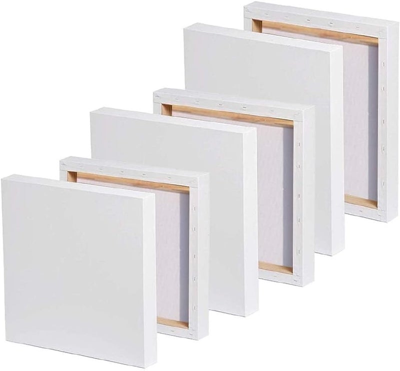 ARS Stretchable Blank Art Boards Set, 5 Pieces, White,CANVAS 20x30 cm - Image 4