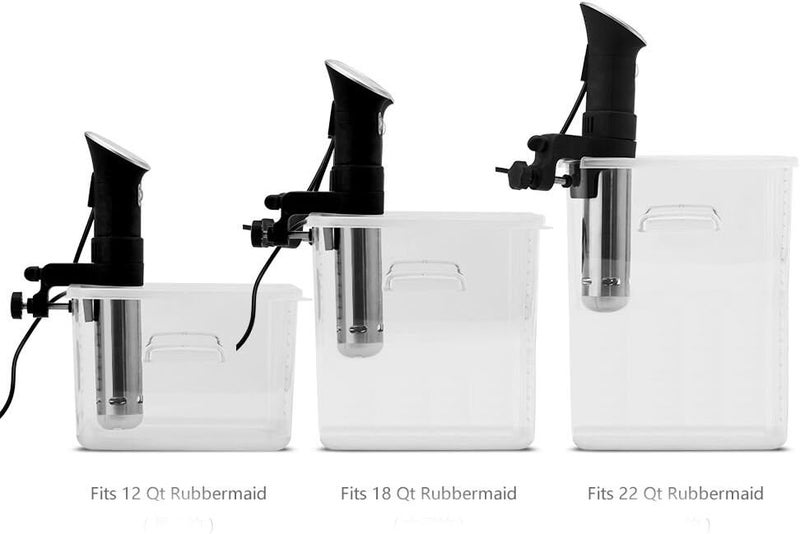 EVERIE غطاء قابل للطي مع مفصل متوافق مع أنوفا نانو 750 واط، 800 واط، 900 واط، AN500-US00 1000 واط ومتوافق مع حاوية روبيرمايد 12، 18، 22 كوارت (تركيب زاوية) - Image 2