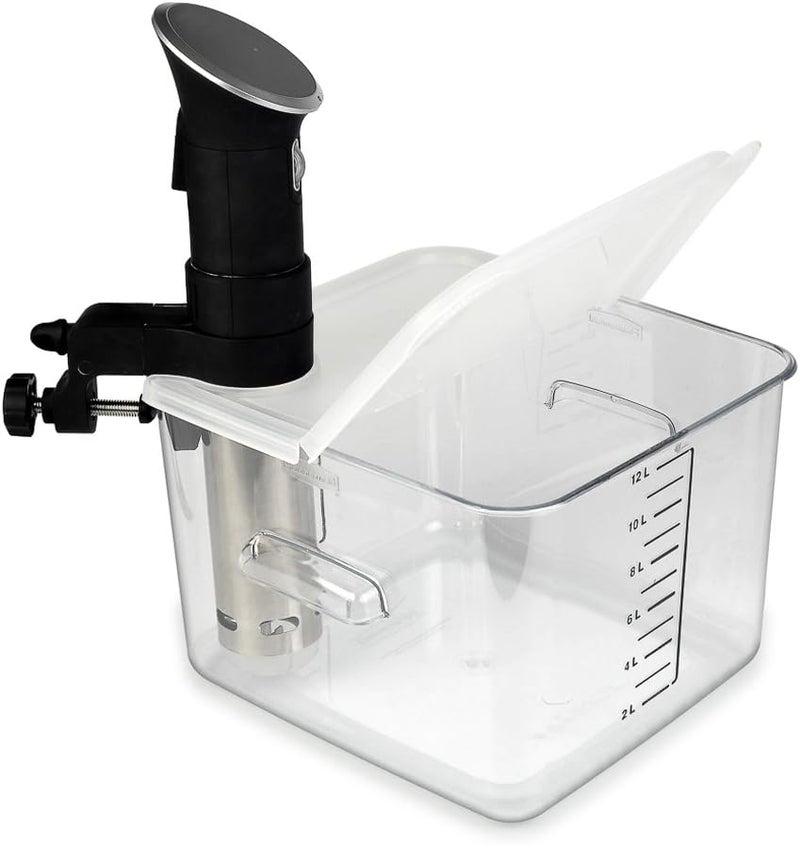 EVERIE غطاء قابل للطي مع مفصل متوافق مع أنوفا نانو 750 واط، 800 واط، 900 واط، AN500-US00 1000 واط ومتوافق مع حاوية روبيرمايد 12، 18، 22 كوارت (تركيب زاوية) - Image 5