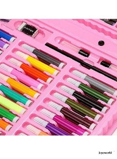 176pcs Children Kids Colored Pencil Artist Kit Set Painting Crayon