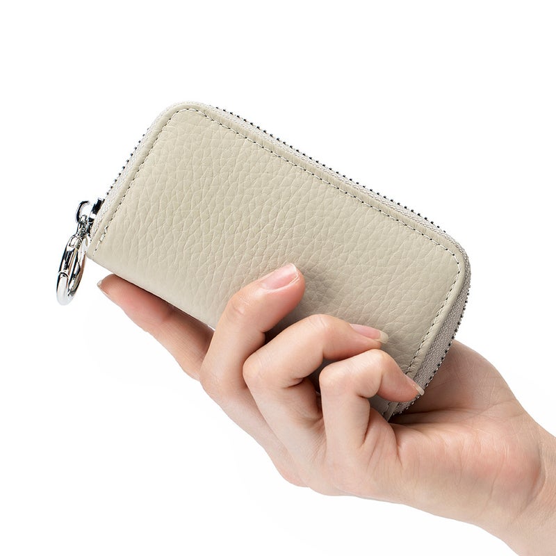 2023 New Genuine Leather Key Bag Women'S Fashion Card Bag Key Bag Two-In-One Multifunctional Home Key Bag Universal - Image 4