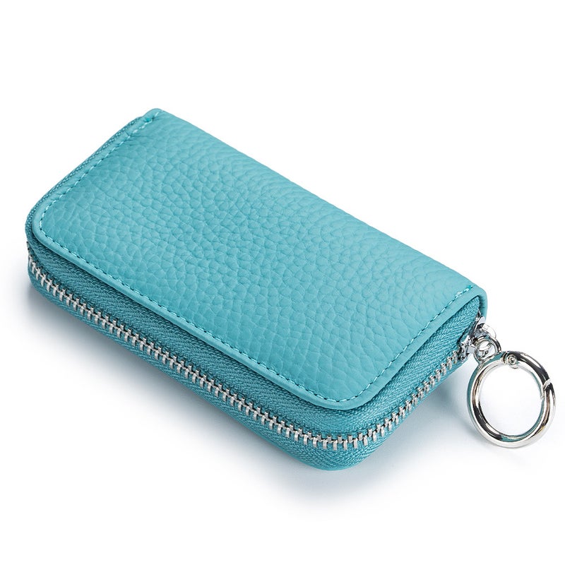 2023 New Genuine Leather Key Bag Women'S Fashion Card Bag Key Bag Two-In-One Multifunctional Home Key Bag Universal - Image 1