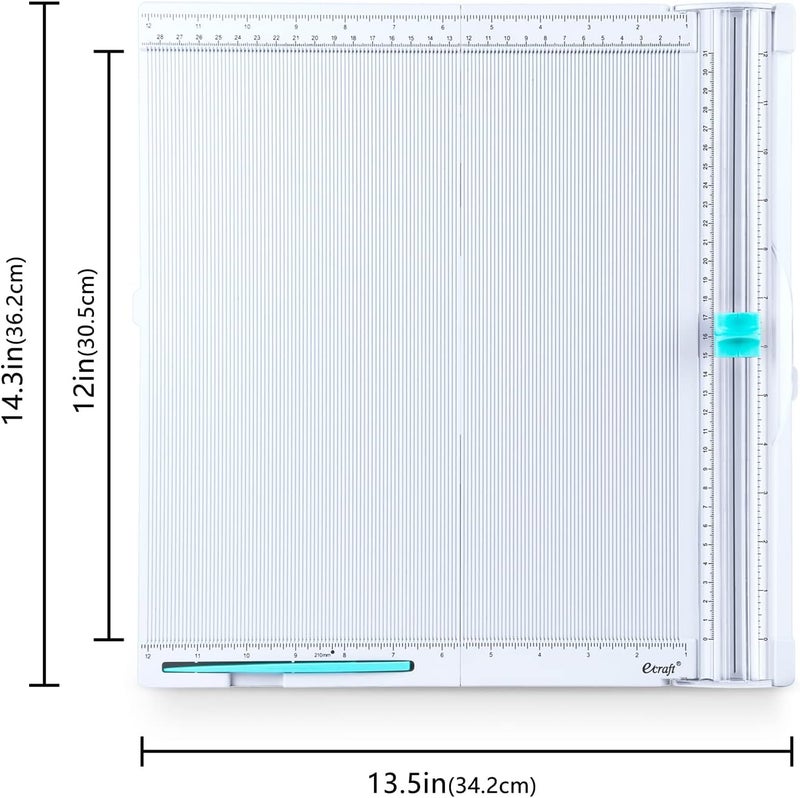 Ecraft Paper trimmer Scoring Board: 12 x12 inch craft paper cutter - folding & Scorer for cover of book & Gift box and Photo etc - Image 2