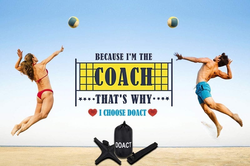 klarako Volleyball Training Equipment Aid, Solo Practice Trainer for Serving Setting Spiking with Ease, Arm Swings Serve Football Kick Spike w/Adjustable Elastic Cord Band for Adult Kids Beginners & Pro - Image 5