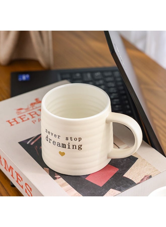 DANUBE HOME Danube Home Danube Essential 2-Piece New Bone China Mug Set Elegant Durable Perfect For Everyday Use And Gifting 8.6X9.6X8.6Cm 370Ml  - Image 5